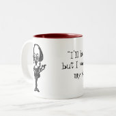 Tasse 2 Couleurs Insulte Shakespeare - (Devant gauche)