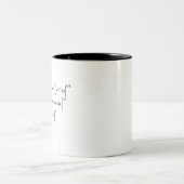 Tasse 2 Couleurs intégrale gaussienne, mathématiques et science (Centre)