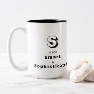 Tasse 2 Couleurs Intelligent et Sophistiqué S - Luxe Personnalisé