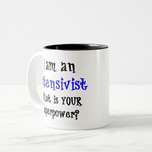 Tasse 2 Couleurs intensiviste (Devant gauche)