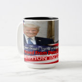 Tasse 2 Couleurs Interférence électorale (Devant gauche)