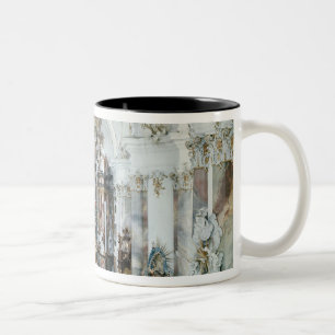 Tasse 2 Couleurs Intérieur de l'église bénédictine d'abbaye