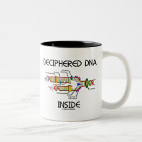 Intérieur déchiffré d'ADN (humour de reproduction