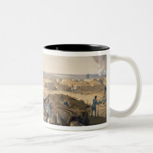 Tasse 2 Couleurs Intérieur du Redan, plat 'de Seat de guerre