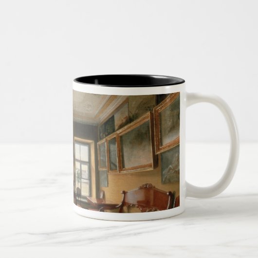 Tasse 2 Couleurs Intérieur d'un manoir, 1830s (Droit)