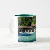 Tasse 2 Couleurs Interlaken ouest en Suisse (Devant gauche)