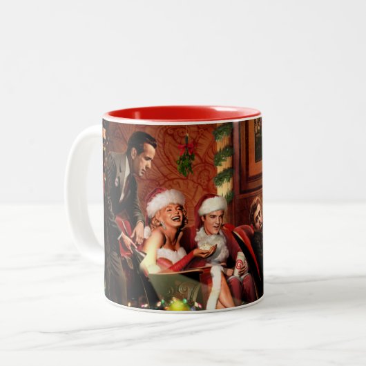 Tasse 2 Couleurs Intermède de Noël (Devant gauche)