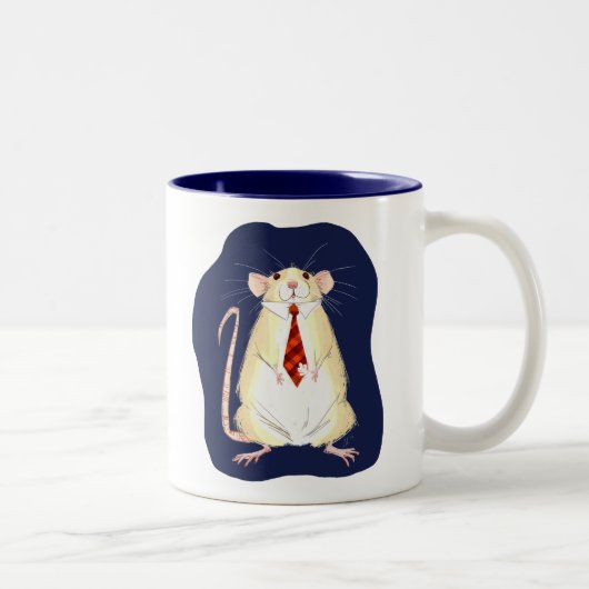 Tasse 2 Couleurs Internashunal Bizness Marty Mouse PDG muet (Droit)