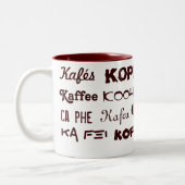 Tasse 2 Couleurs International du café (Gauche)
