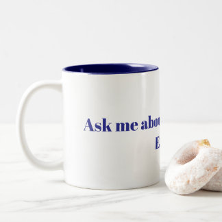 Tasse 2 Couleurs Interrogez-moi sur la théorie du complot de l'effe