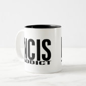 Tasse 2 Couleurs Intoxiqué de NCIS (Devant gauche)