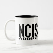 Tasse 2 Couleurs Intoxiqué de NCIS (Gauche)