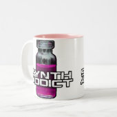 Tasse 2 Couleurs Intoxiqué de Synth (Devant gauche)