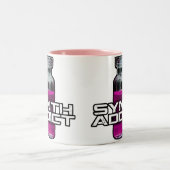 Tasse 2 Couleurs Intoxiqué de Synth (Centre)