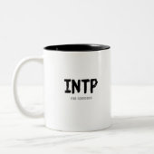 Tasse 2 Couleurs INTP - The Logician (Black) (Gauche)