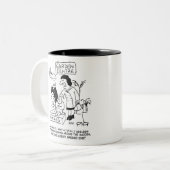 Tasse 2 Couleurs Inutile Gnome dans le Jardin. Gardener (Devant gauche)