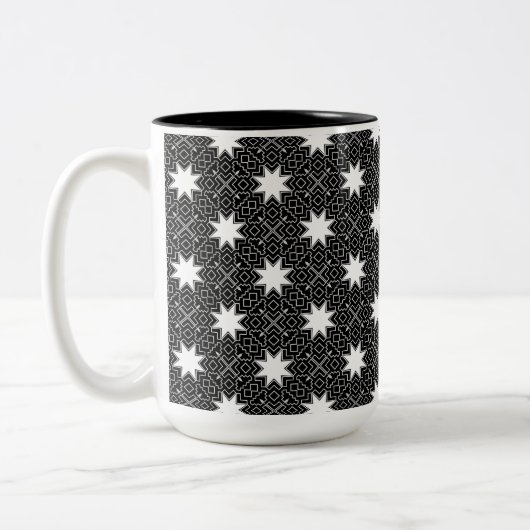 Tasse 2 Couleurs INV géométrique étoile (Gauche)