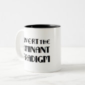 Tasse 2 Couleurs inverser le paradigme dominant (Devant gauche)