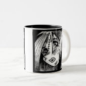 Tasse 2 Couleurs Investigation de Ragdoll (Devant droit)