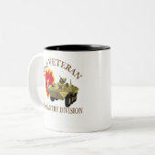 Tasse 2 Couleurs Iraq Vet 25th ID Stryker (Devant gauche)