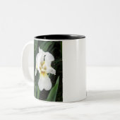 Tasse 2 Couleurs Iris blanc (Devant gauche)