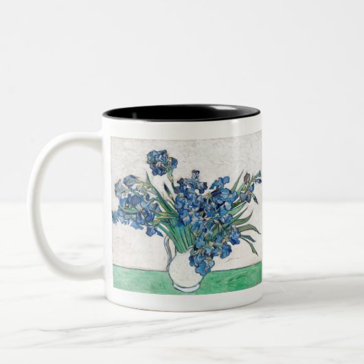 Tasse 2 Couleurs Irises (1890) de Vincent Van Gogh. (Gauche)