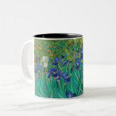 Tasse 2 Couleurs Irises par Vincent van Gogh (Devant gauche)