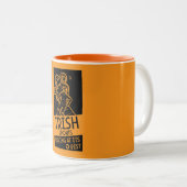 Tasse 2 Couleurs Irish Hurling Sport (Devant droit)