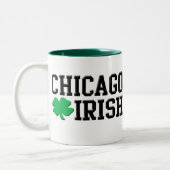 Tasse 2 Couleurs Irlandais de Chicago (Gauche)