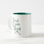 Tasse 2 Couleurs Irlandais J'Étais Irlandais (Devant gauche)