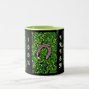 Tasse 2 Couleurs Irlandais Lucky Horseshoe