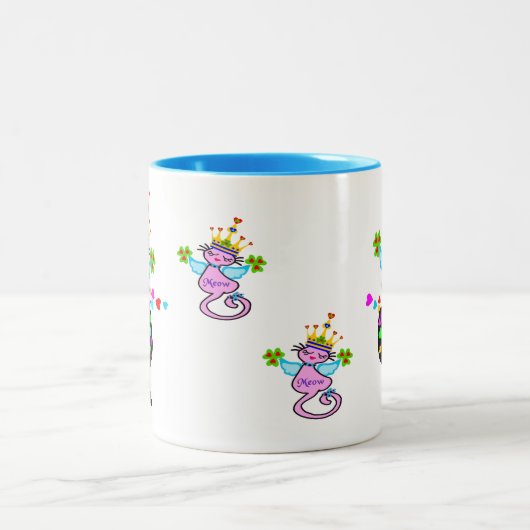 Tasse 2 Couleurs ☘ Irlandais Swanky Queen au Fabulous Classic (Centre)