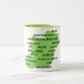 Tasse 2 Couleurs Irlande (Centre)