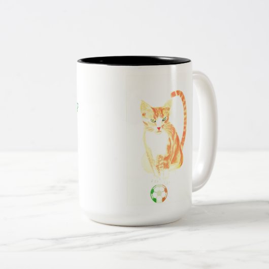 Tasse 2 Couleurs Irlande (Devant droit)