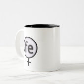 Tasse 2 Couleurs ironwoman (Devant gauche)