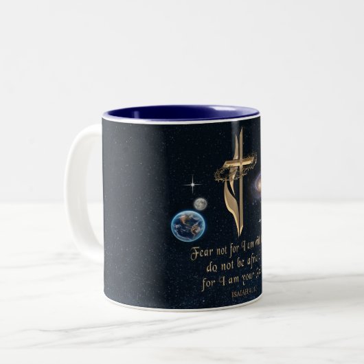TASSE 2 COULEURS ISAIAH 41:10 (Devant gauche)