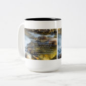 Tasse 2 Couleurs Isaïe 43 : 2 ou 3 (Devant gauche)