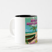Tasse 2 Couleurs Isla Holbox Mexique (Devant gauche)
