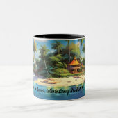 Tasse 2 Couleurs Island Dreams - Collection Caribbean Friends (Centre)