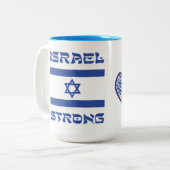 Tasse 2 Couleurs Israël fort (Devant gauche)