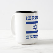 Tasse 2 Couleurs Israël fort (Devant gauche)
