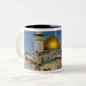 Tasse 2 Couleurs Israël, Jérusalem, Dôme du Rocher (Devant gauche)