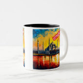 Tasse 2 Couleurs Istanbul Turquie Souvenir (Devant droit)