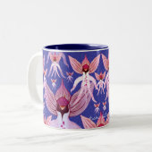 Tasse 2 Couleurs Italica d'Orchis (Devant gauche)