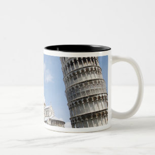 Tasse 2 Couleurs Italie, Pise. Cathédrale, baptistère et tour pench