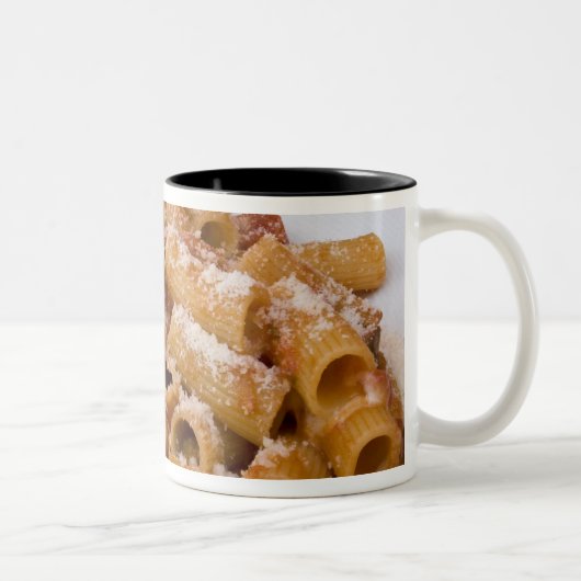 Tasse 2 Couleurs Italie, Positano. Plaque d'affichage de rigatoni. (Droit)