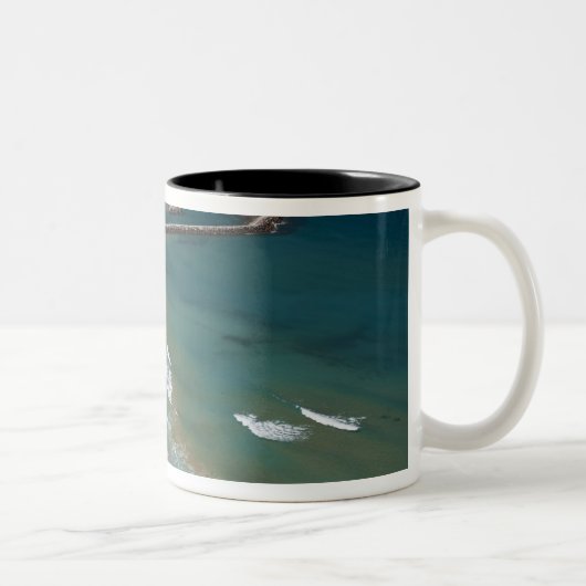 Tasse 2 Couleurs Italie, Sardaigne, Buggerru. Plage de Buggerru et (Droit)
