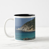 Tasse 2 Couleurs Italie, Sardaigne, Solanas. Plage. (Gauche)