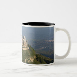 Tasse 2 Couleurs Italie, Sicile, Enna, vue de la ville depuis Rocca