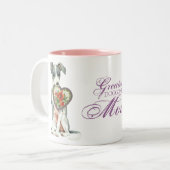 Tasse 2 Couleurs Italien Greyhound Heart (Devant gauche)